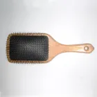 High quality bamboo boar bristle hair brush large paddle cushion hair brush Wholesale