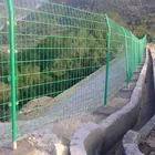 Pressure Treated Timbers pvc fence 75*75mm PVC coated chain link mesh fence