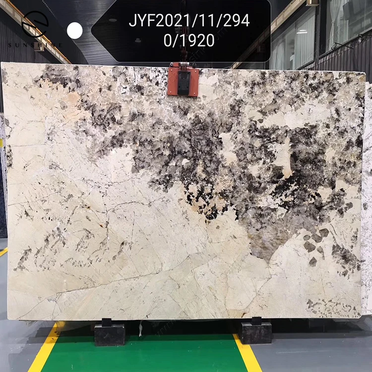 Luxury Translucent Pandora White Onyx Marble Slab for Table Top