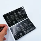 Custom Low Price OEM Clear PVC Embossed Logo Label Sticker Control Panel Stickers Overlays Nameplate Label Sticker