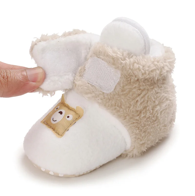 Winter New arrival cute cartoon warm boots baby walking boots for boys and girls supplier