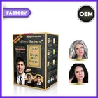 Subaru permanent magic fase black hair dye shampoo with natural black color