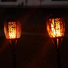 1 Year Warranty Solar Light Led Outdoor Solar LED Flame Light for Garden Landscape Decoration Flickering LED Flame Light