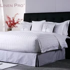 Plain Plaid Jacquard Dobby China Supplies Linen Comfort 300Tc Egyptian 100 Cotton White 5 Star Sheets Bed For Hotel