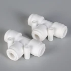 3 way union quick water tube coupler connector fitting