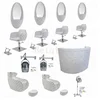 Top sell modern salon furniture sets cheap styling barber chair used white hairdressing chair for sale