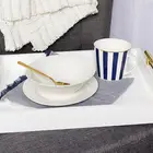 Gold White Decorative Soft Modern Style Ottoman Wood Serving Tray With Polished Gold Metal Handles