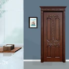 Wooden Door Designed Solid Wood Designs Classic Solid Wooden Door Newly Designed Door Composite Multi-layer Paint Door