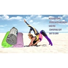 Woven microfiber fabric custom yoga mat blanket sand free comfortable soft beach towel