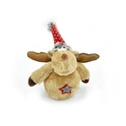 Custom festival supplies holiday ornament elk deer Xmas decor mini plush reindeer decoration for christmas tree