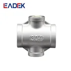 Factory Price Connector Pipe Fitting Stainless Steel Female Reducing Cross