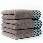 Towel Logo Custom 100 Cotton Bathroom Towel For Family Hotel Spa