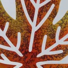 Home Liffy Metal With Glass Maple Leaf Design Candlestick Home Decoration