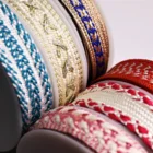 composite fancy and colorful metallic ribbons lace for islamic muslim abaya