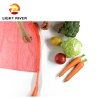 Heavy duty durable produce drawstring organic mesh vegetable bag pouch