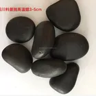 Landscape River Rock Polished Black Pebble Stone