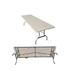 OEM Custom Outdoor Furniture Portable Large Long Plastic Folding Table Price