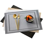 Decorative Table Decorative Anti-slip Dining Table Mats Wholesale Factory Price PVC Placemats