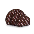 Fashion beautiful 3 pieces pearl texture pattern coin bags Women Coin Purse set