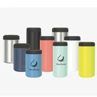 4 Stainless Steel Oz New Design 4 In 1 Stainless Steel Double Wall 12 Oz Slim Can Cooler Beer Bottle Cooler