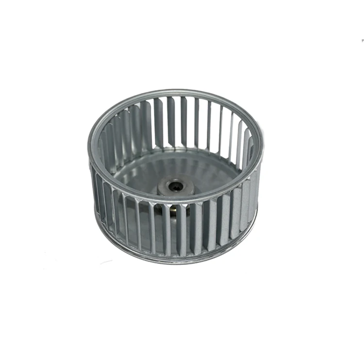 Rotor eólico de chapa galvanizada fabricação de acessórios para roda de ventilador centrífugo multiasa de 3-12 polegadas