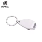 personalized logo laser engraving metal custom surfboard keychain beer bottle opener