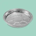various sizes shallow round aluminum foil pie tin, baking dishes, disposable pizza plate