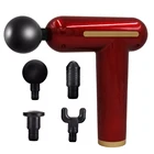 Hot selling portable machine fascia massage gun with 4 heads