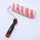 Latest selling 4'' custom order double roller color oil painting brush cover roller brush set