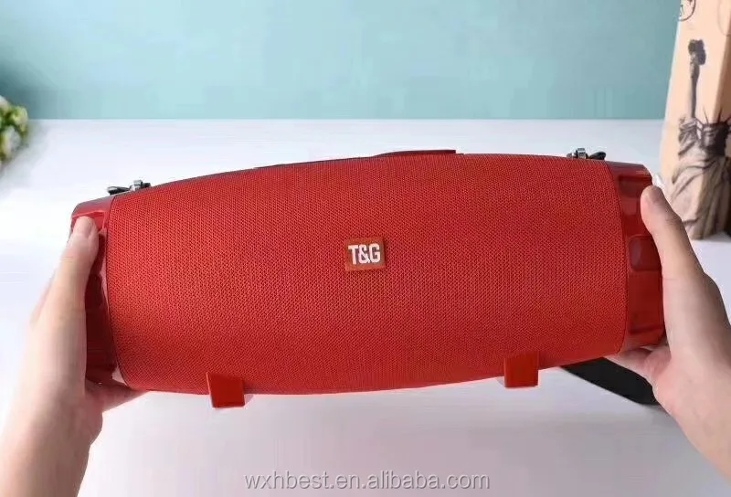 New Arrival Fabric TG526 Wireless Speaker Portable BT speaker Support TF Card USB FM AUX hands-free tg-526 big sound box 2400mah - ANKUX.COM