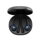 OEM Bluetooth earphone wireless earbuds black headphone T7 5.0 Super Bass earphone with charging case