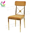 New arrival luxury design living room furniture chair accent side chair armless stainless steel velvet dining chair