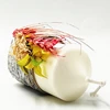 Yes handmade wholesale white pillar soy scented candles