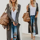 Fall Fashion 2019 Elegant Button Long Cardigan Coat Vintage Knitting Women Sweater Cardigan Long Cardigan For Women