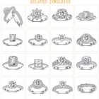 silver jewelry cubic zirconia cz engagement wedding rings
