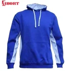 Custom Wholesale Blue Color pullover Hoodies Sweatshirts Mens
