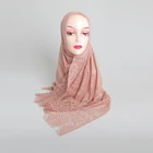 2019 new design custom Muslim arab Dubai ladies hijab wholesale shawl scarf