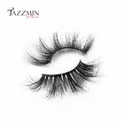 Wholesale custom brand 25mm long thick false mink fur eyelashes