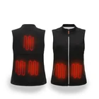 Good quality men women usb heated vest battery pack heated fleece vest