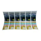 Custom Waterproof holographic PET 10ml vial laser adhesive labels hologram sticker