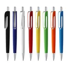 2019 new style plastic press ball point pen ballpoint Spray glue custom logo