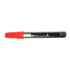 Plastic Permanent Marker Pen Black Permanent Marker Pen Permanent Waterproof Marker Pen