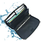 2019 New Leather Design Business Credit Storage Cash Envelopes Wallet With 12 Budget Envelopes For Men