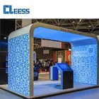 Tradeshow Frameless LED Lightbox Exhibition Booth Backlit 10ft
