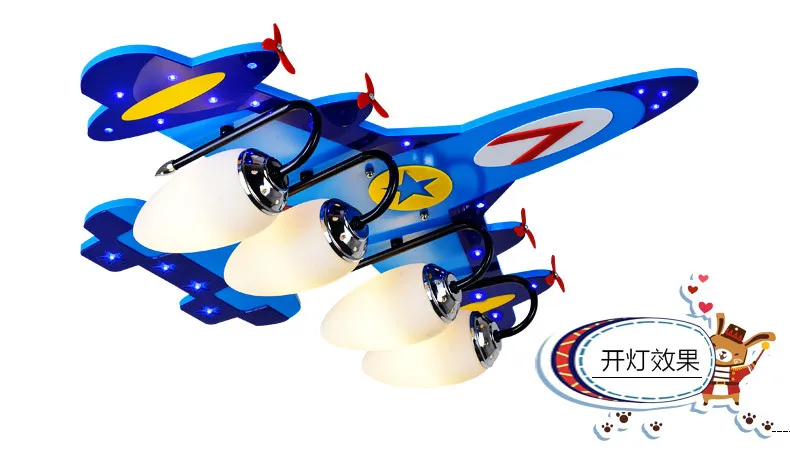 Creative Kids Room Ceiling Lamp Children Bedroom Aircraft Led Ceiling Lamp Airplane DownLights