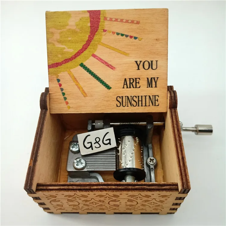 custom music box,10 Pieces, Wood