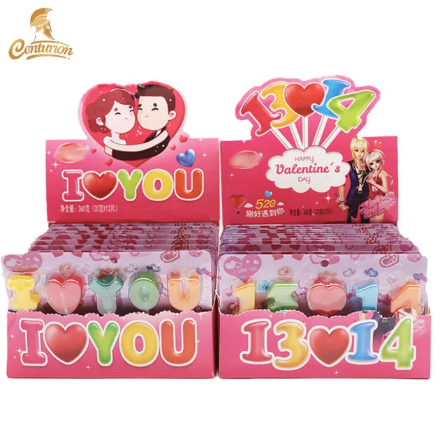 valentines day hot sell show love lollipop hard