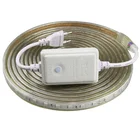 Ip67 防水 16 5050 50 メートル 100 メートル 220v 110v の rgb コントローラー 120 12v led ストリップ