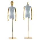 Upperbody window display female fancy bust mannequin for tailors