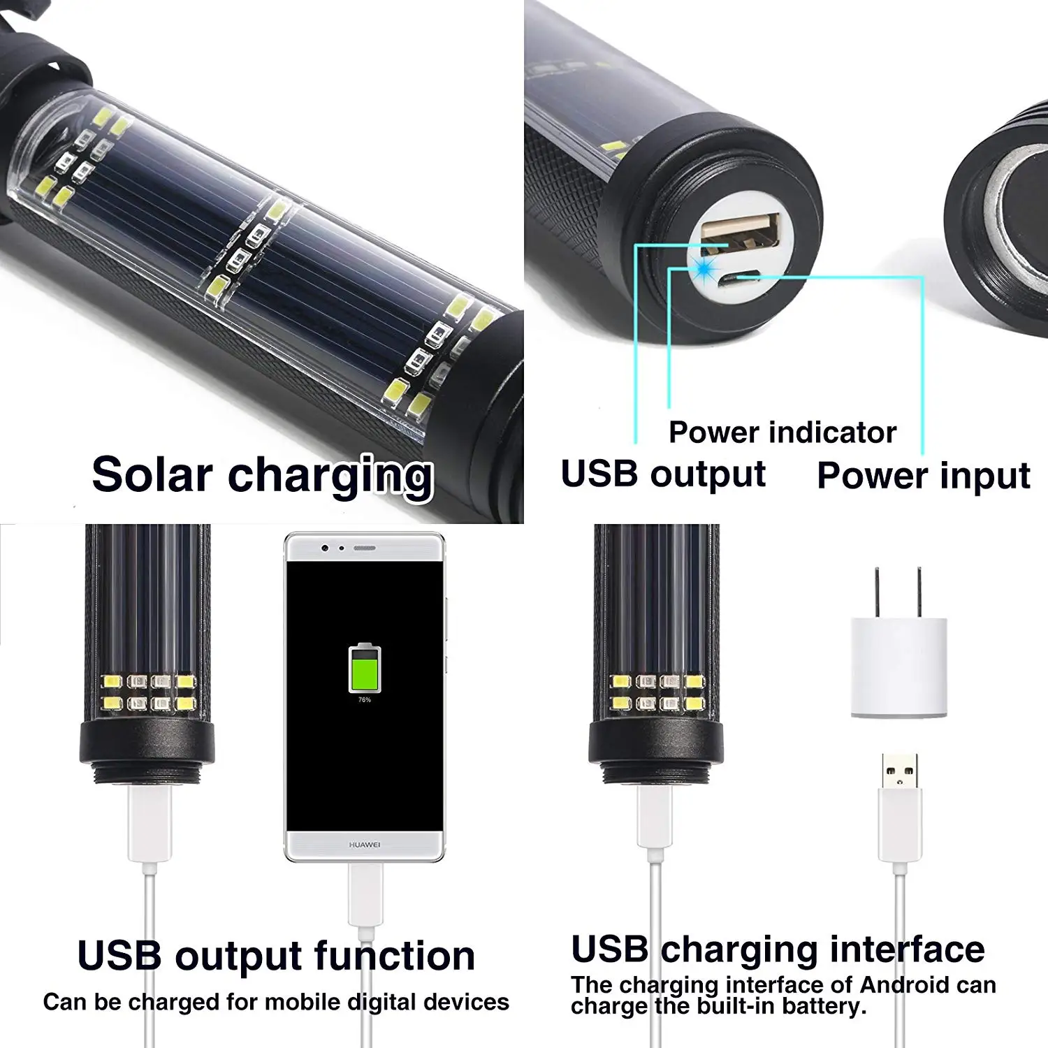 Solar Powered Safety Hammer Flashlight Multi-functional Lamp Torch Car Emergency Equipment with Power Bank USB Charger and more.jpg